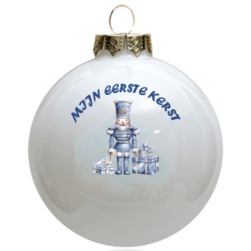 Mijn eerste kerstbal zelf maken jongen