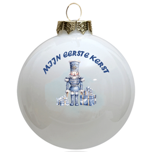 Mijn eerste kerstbal zelf maken jongen